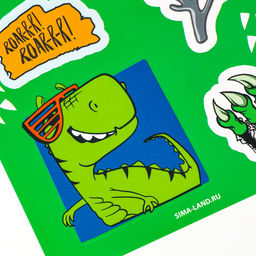 Набор в дорогу с мягкой игрушкой Динозавр, 8 предметов - Milo toys фото 11