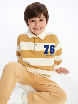 Polo Yaka Uzun Kollu Erkek Bebek Sweatshirt - Waikiki фото 4