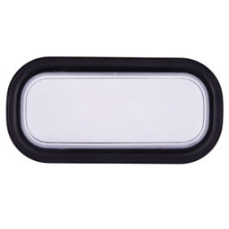 ULW-Q282 20W/3000K+4000K+6500K IP65 BLACK Светильник светодиодный влагозащищенный. Овал. Переключатель на корпусе: Теплый(3000K)/Белый(4000K)/Дневной(6500K). 255x128x50мм. Корпус черный. ТМ Volpe