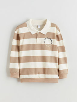 Polo Yaka Erkek ?ocuk Sweatshirt