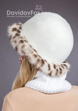 Шапка Шляпка экомех волна рысь