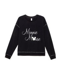 CONTE Хлопковый свитшот с мерцающим рисунком Disney LD 949 royal black - Conte elegant фото 3