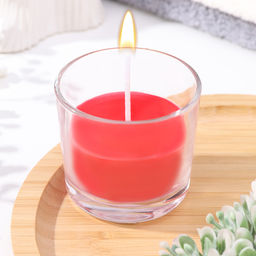 Цена за 5 шт. Ароматическая свеча в стакане «Сладкая малина», 5.5 см
