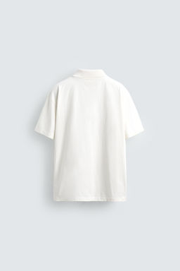 WASHED REGULAR FIT POLO SHIRT - Zara фото 8