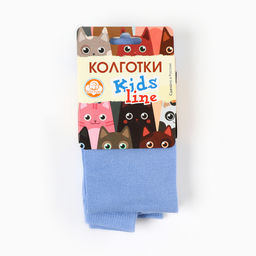 Колготки детские, голубые, рост 68-74 см