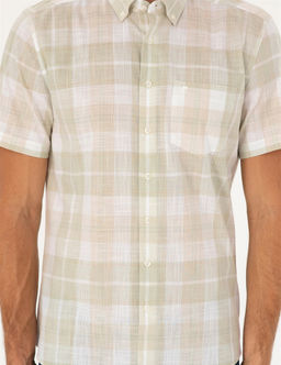 Haki Regular Fit K_sa Kollu G_mlek