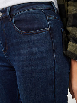 Утепленные женские джинсы прямого кроя на флисе - Mossmore фото 15