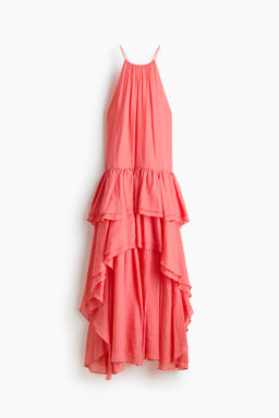 Vestido escalonado largo/corto