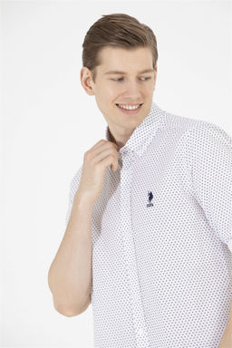 U. S. Polo Assn Мужская темно-синяя рубашка с длинным рукавом - U.s. polo assn фото 9