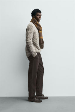 PANTAL?N CHINO SKINNY FIT / Marr?n - Zara фото 4