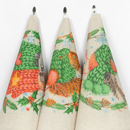 24С112-ШР/рп/фкор/к. Комплект полотенец из 3 шт 46*60 "Морозуля-3" цв. 1 рис. 10