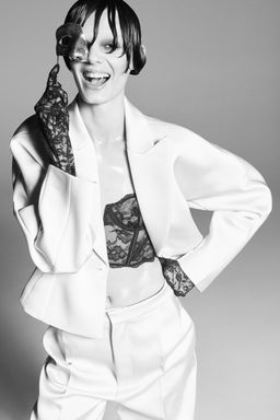 SATIN BLAZER ZW COLLECTION