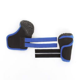 Ботинки высокие для больших собак, набор 4 шт, размер XS (подошва 7 х 5,1 см), чёрно-синие - Simaland фото 12