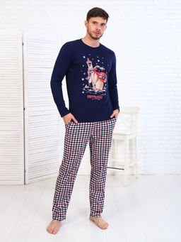 Костюм мужской 9-195 (темно-синий) Лыжник