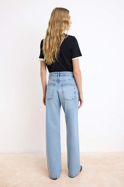 Mavi Yuksek Bel 100% Pamuk Wide Leg Genis Paca Jeans TWOSS26JE00150 - Trendyolmilla фото 6