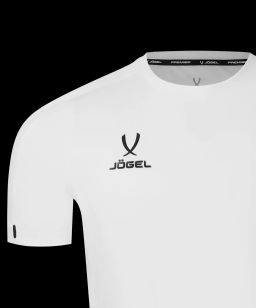Футболка тренировочная JOGEL PREMIER PerFormDRY Training Poly Tee, белый  фото 4