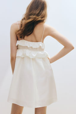 Vestido de volantes con tirantes espagueti - H&m фото 4