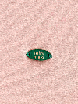 Футболка для девочки	 UD 3228 крем-розовый - Mini maxi фото 5