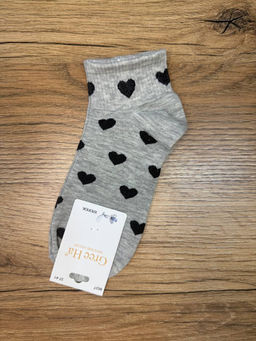 BK806 Носки, 1 пара СЕРЫЙ_МЕЛАНЖ