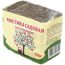 Средство для растений Мастика садовая 0,5кг, 9х7х5см, бактерицидная (Россия)
