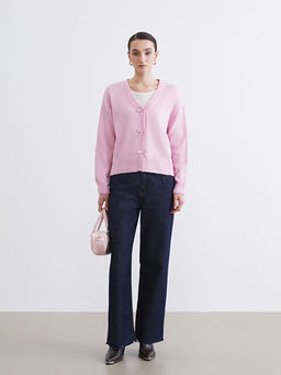 V Yaka Kad?n Triko H?rka