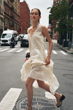 COMBINED LACE CAMISOLE DRESS