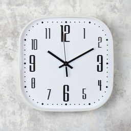 Часы настенные 30 см белые / Y8030T19-3 /уп 20/ - Галеонтрейд фото 2