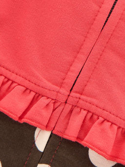 Джемпер на молнии UD 3839 коралловый - Mini maxi фото 4