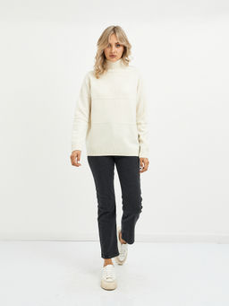 водолазка женская из шерсти в воротником стойка - Glenfield фото 2