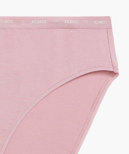 ATLANTIC 3CLP-010 Трусы спорт с высокой посадкой High Sport Leg - набор 3 шт. темно-синий + темно-розовый + розовый  фото 5