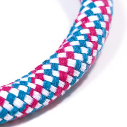 Игрушка тренировочная канатная Восьмерка, до 135 г, 30 см, микс цветов - Пижон фото 4