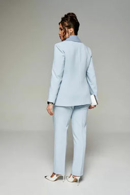 Beautiful&Free 6208 небесно-голубой, Брюки, Блуза, Жакет - Beautiful and free фото 7