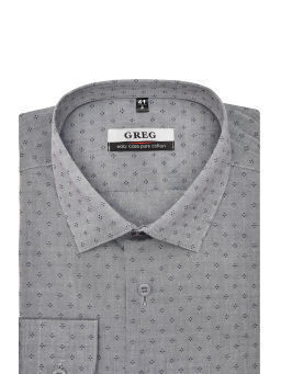 Сорочка мужская длинный рукав GREG 223/231/6186/Z  фото 3