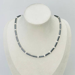 Чокер из Гематита и Говлита 41 см +