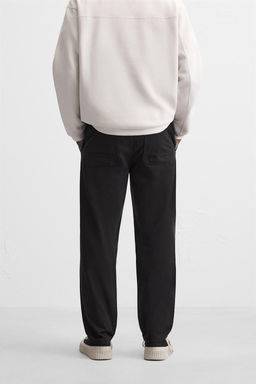 WASHED JOGGER WAIST TROUSERS - Zara фото 20