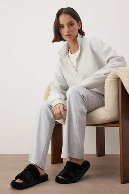 Siyah Pelus Kad?n Ev Terligi TAKAW26ER00019 - Trendyolmilla фото 2