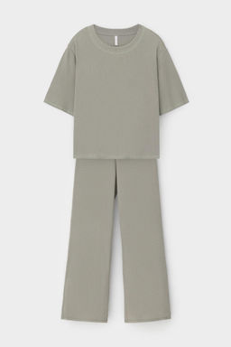 Е 20150/сухой зеленый пижама жен