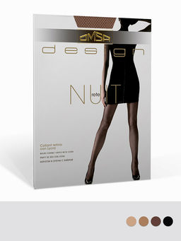 Колготки Omsa NUIT NEW (80/5) сетка - caramello  фото 4