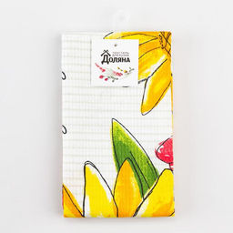 Цена за 2 шт. Полотенце кухонное Доляна Happiness looks 35?60 см, 100% хлопок, 160 г/м?