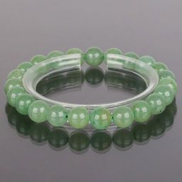 Браслет из зеленого Кварца