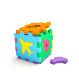 ElBascoToys / Кубик-сортер "Транспорт"