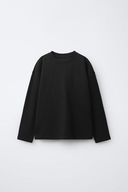 CAMISETA LISA / Negro