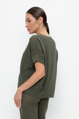 VERY NEAT _ ЕВ 30163/хаки джемпер жен фото 2