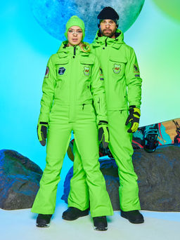 Женский сноубордический горнолыжный комбинезон Alpha Endless Aeternitas 223/2305 FAG - Салатовый  фото 42