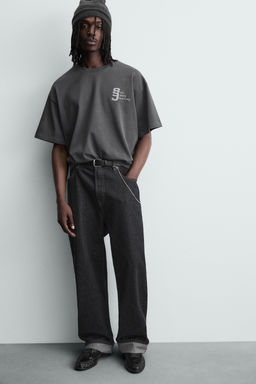 CONTRAST PRINT T-SHIRT - Zara фото 7