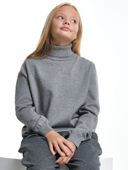 Джемпер (водолазка) 33-12240 т.серый