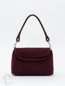 Сумка женская кожаная 0037VG wine purple Vitelli Grassi