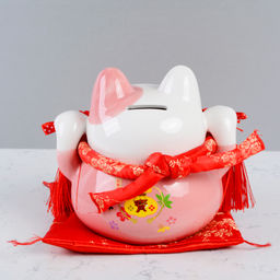 Копилка Кот манэки-нэко на коврике 17 см / 6731 /уп 18/ - ГалеонТрейд фото 8