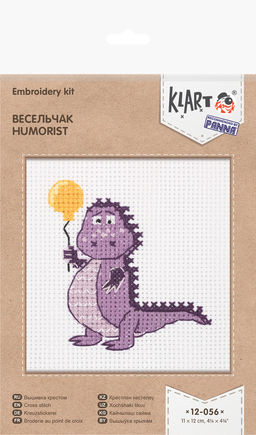 Klart набор для вышивания 12-056 Весельчак 11 х 12 см
