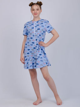 Халат "ХД-15" облака, трикотаж